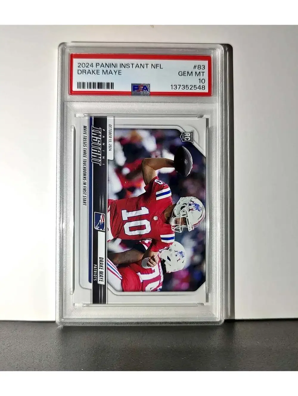Drake Maye Rookie 2024 Panini Instant NFL #83 PSA 10 Gem Mint